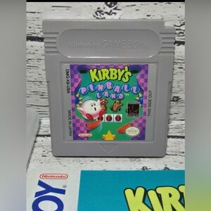 Nintendo Game Boy Kirby’s Pinball Land With Manual Gameboy Authentic tested